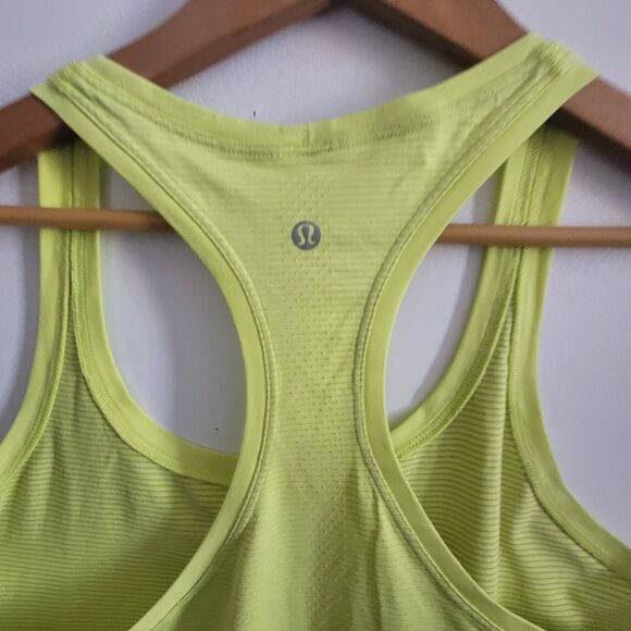lululemon Women's Swiftly Tech Racerback Tank Top Size 12 Green - Picture 4 of 10